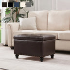 Banc ottoman de rangement avec couvercle capitonné