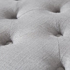 Banc ottoman de rangement avec couvercle capitonné