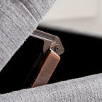 Banc ottoman de rangement avec couvercle capitonné
