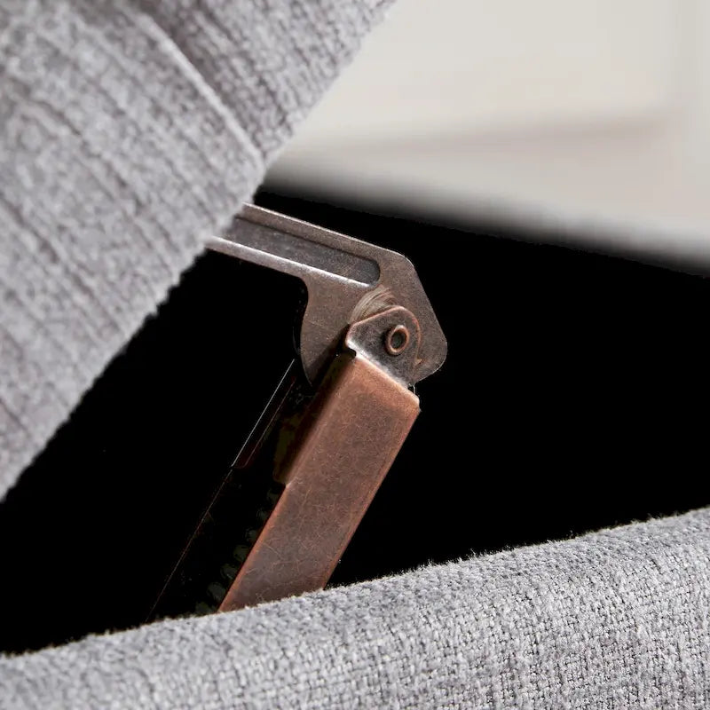 Banc ottoman de rangement avec couvercle capitonné
