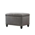 Banc ottoman de rangement avec couvercle capitonné