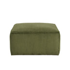 Ottoman carré avec rembourrage en mousse