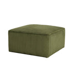 Ottoman carré avec rembourrage en mousse