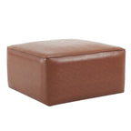 Ottoman carré avec rembourrage en mousse