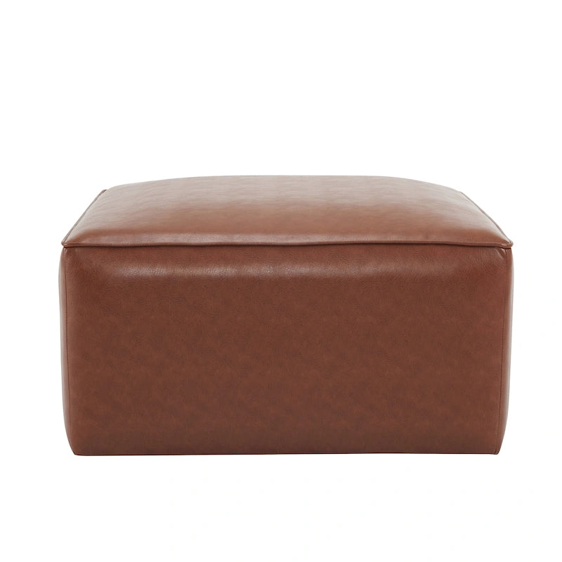 Ottoman carré avec rembourrage en mousse