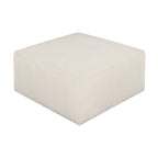 Ottoman carré avec rembourrage en mousse