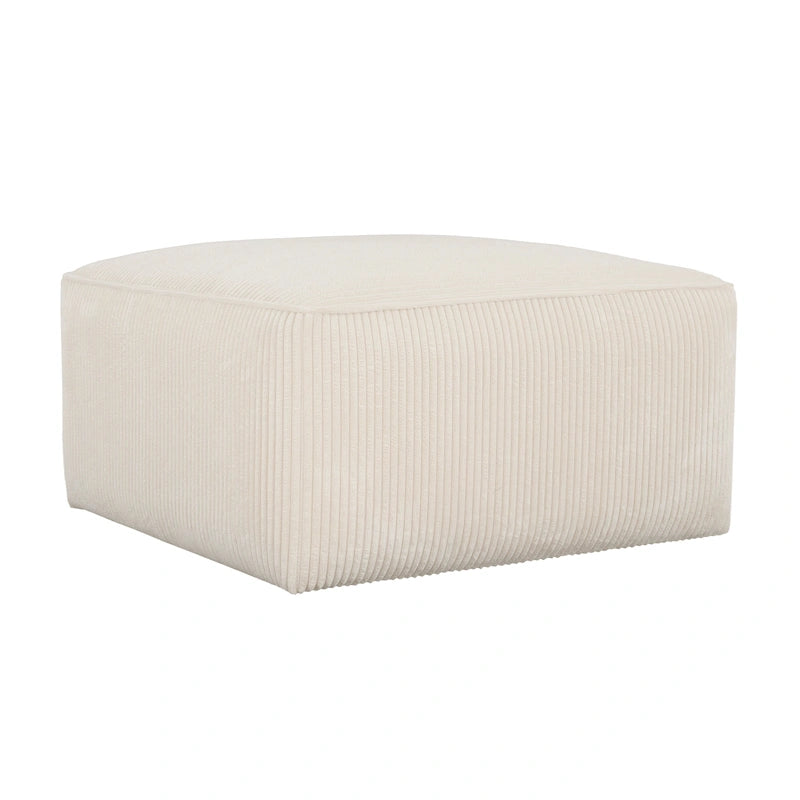 Ottoman carré avec rembourrage en mousse
