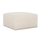 Ottoman carré avec rembourrage en mousse