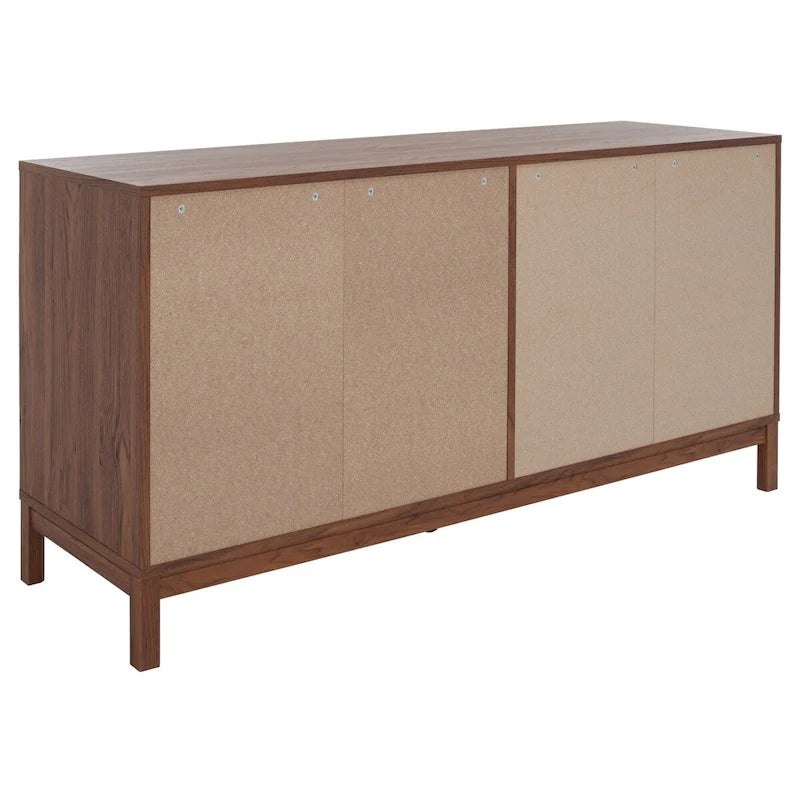 Commode 6 tiroirs avec poignées dorées